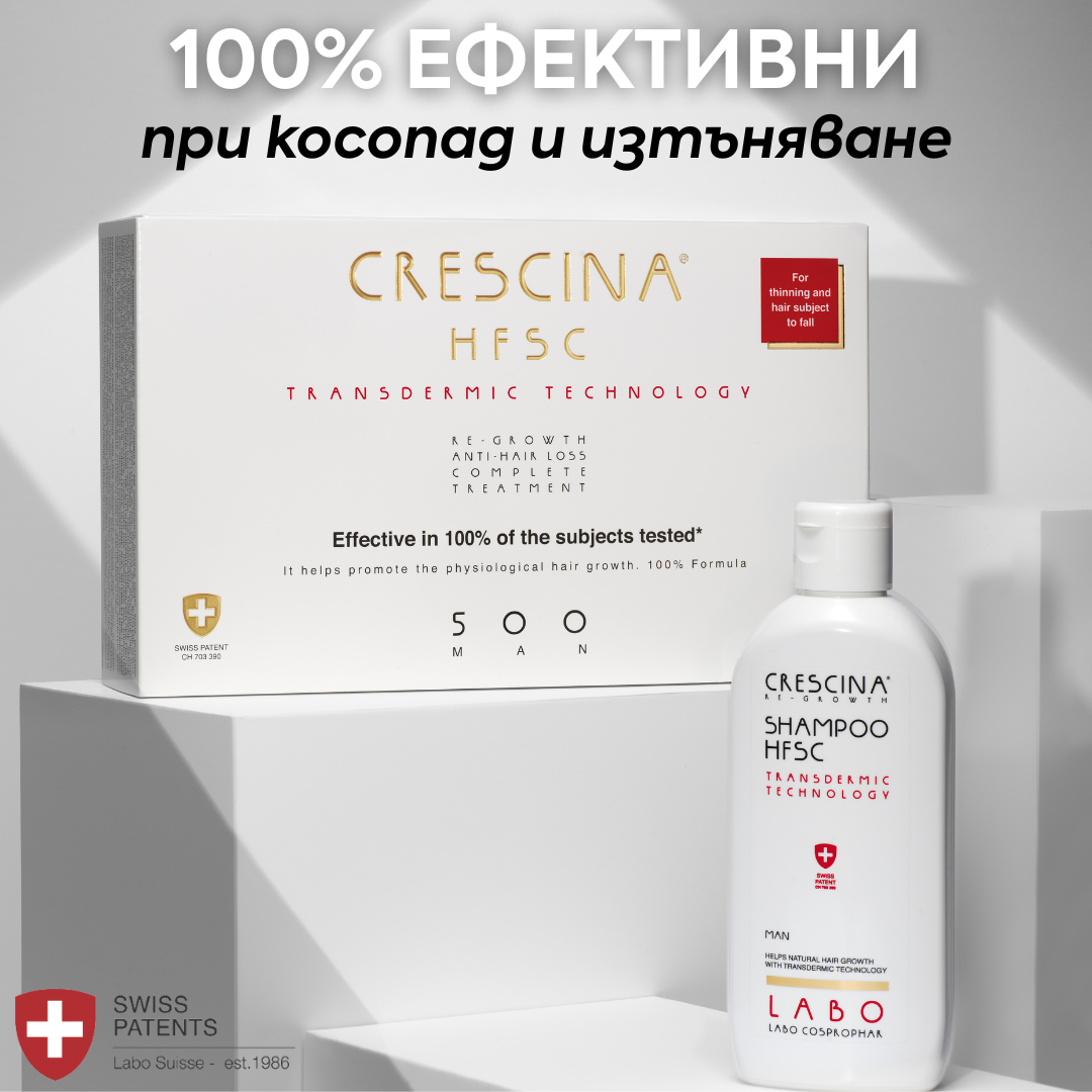 КРЕШИНА 🇨🇭 100% ефективни при косопад и изтъняване на косата