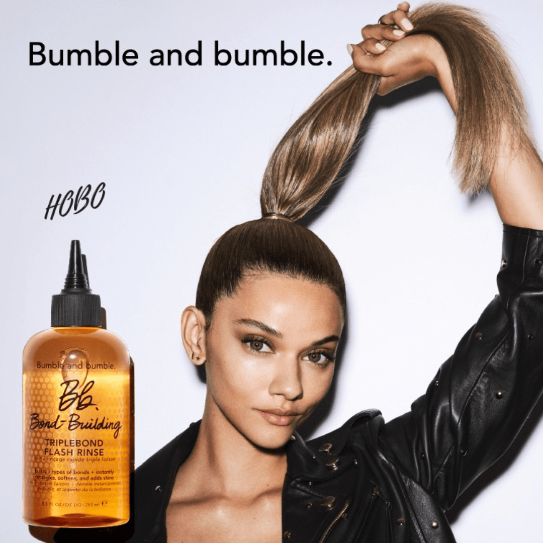 Bumble and bumble. Bond-Building Triplebond Flash Rinse: Силни връзки за секунди 🍯 - Zlatna Ribka | Лидерът в луксозната козметика за коса