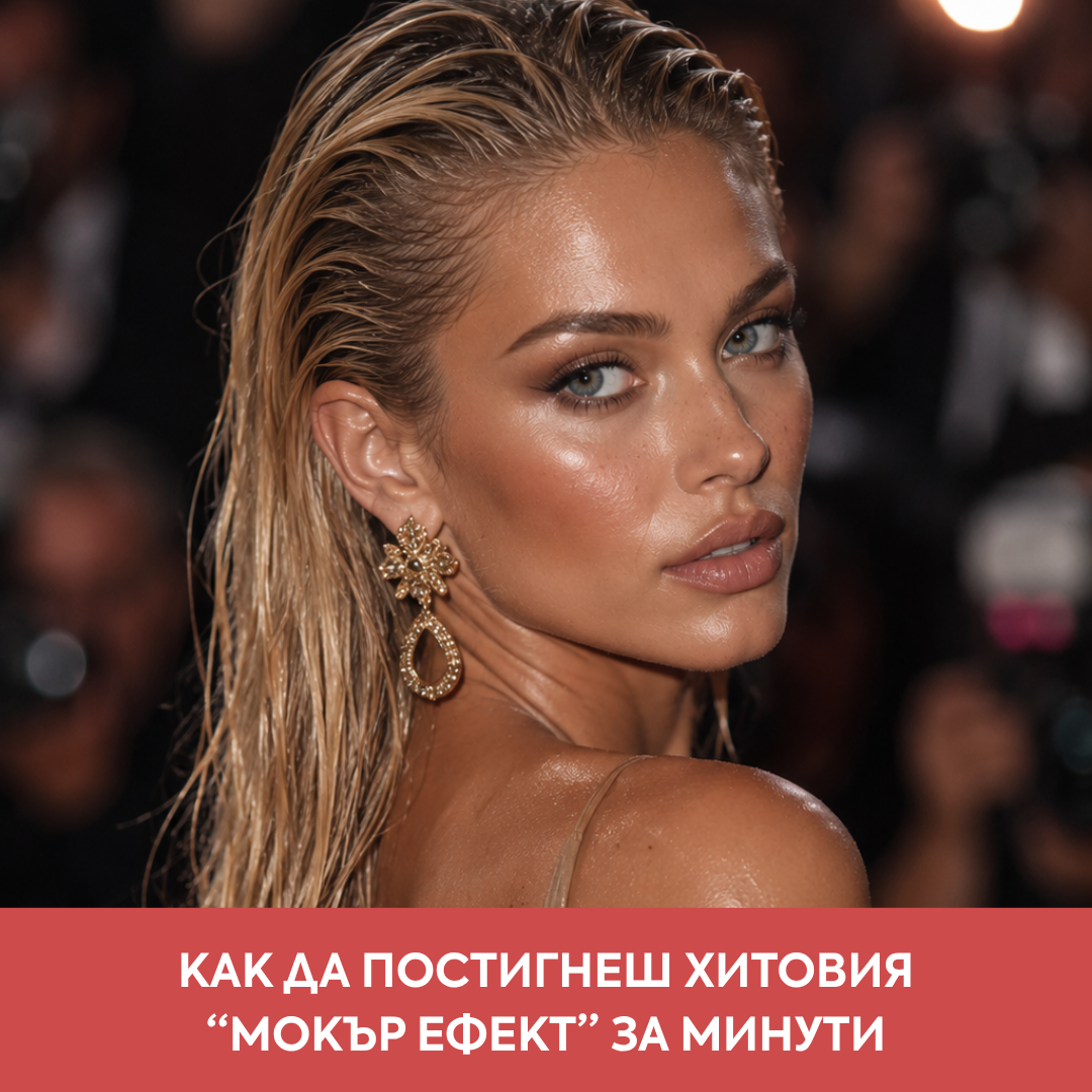 Постигнете мокър ефект на косата с тези продукти ⭐⭐⭐⭐⭐
