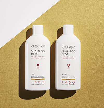 Crescina Transdermic HFSC Re-Growth Shampoos Шампоани за възстановяване на растежа при бавен растеж и изтъняване на косата