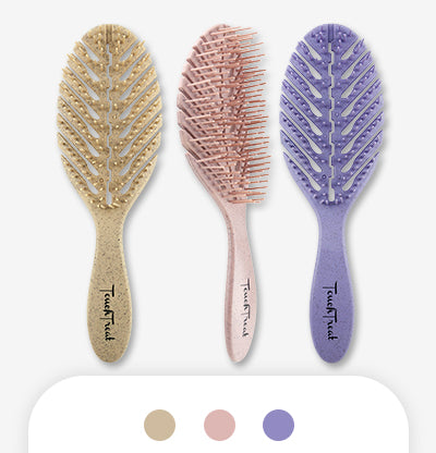 Еко четка за сухо и мокро разресване