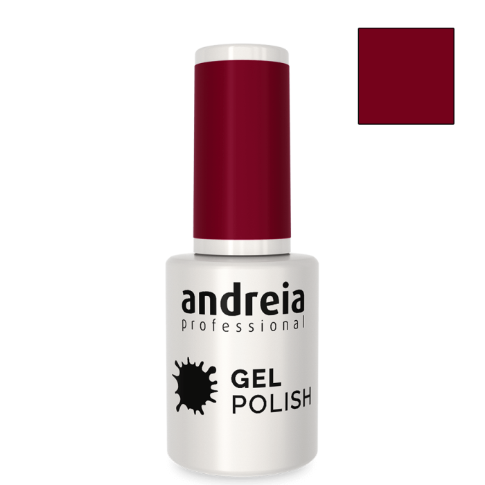 ПОДАРЪК Гел лак с интензивен блясък 10.5 мл Andreia Professional Dark Red Gel Polish 228