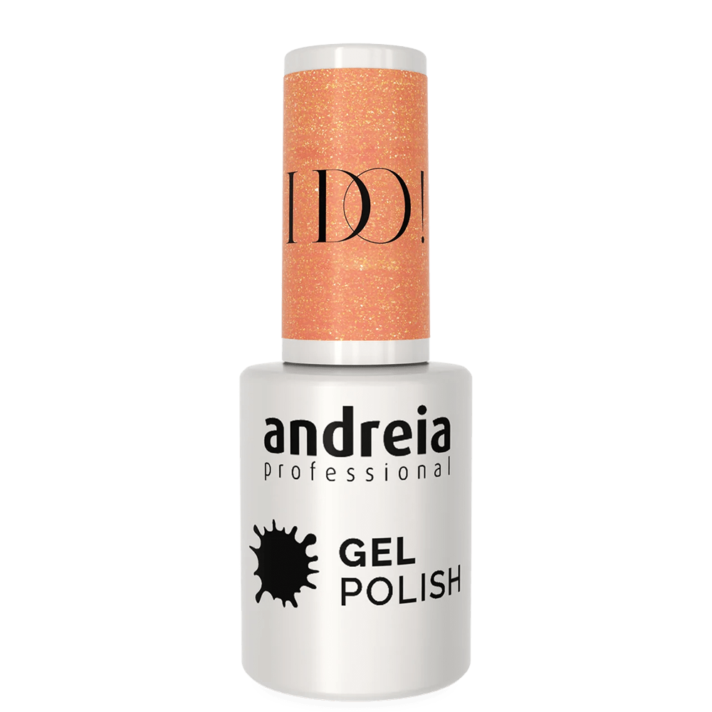 ПОДАРЪК Гел лак с интензивен блясък 10.5 мл Andreia Professional Gel Polish Nude with Gold Shimmer ID2