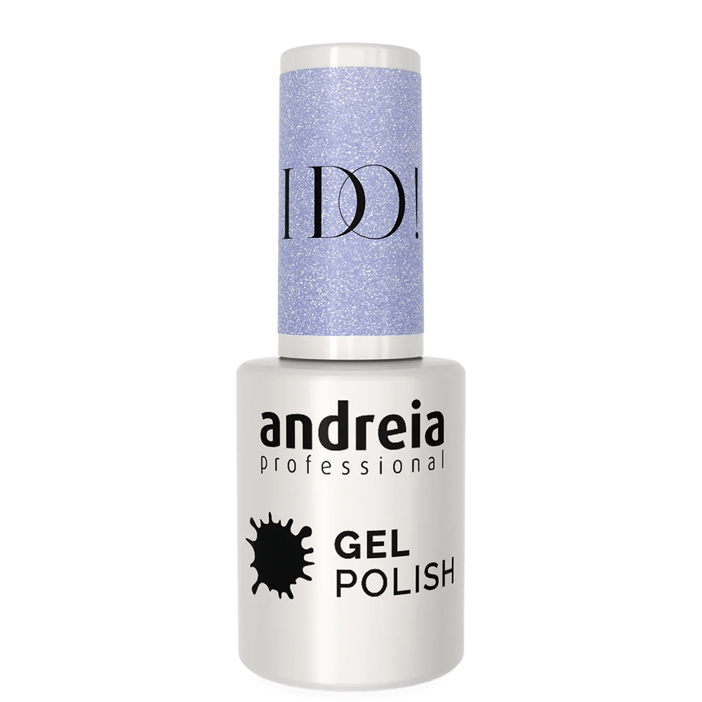 ПОДАРЪК Гел лак с интензивен блясък 10.5 мл Andreia Professional Gel Polish Sky Blue with Silver Shimmer ID6