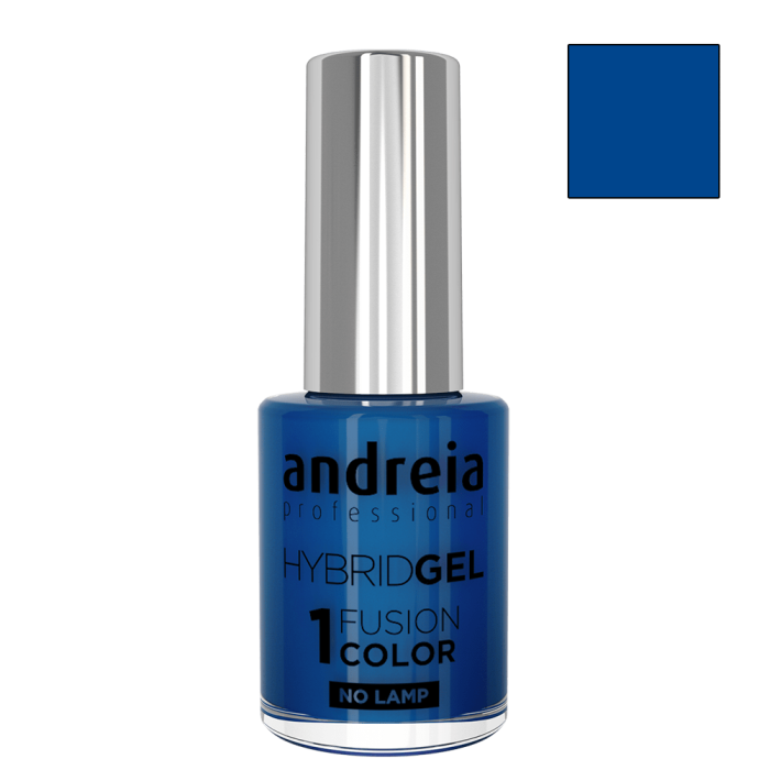 ПОДАРЪК Класически лак с гел ефект - първа стъпка 10.5 мл Andreia Professional Blue HYBRID GEL FUSION COLOR H45