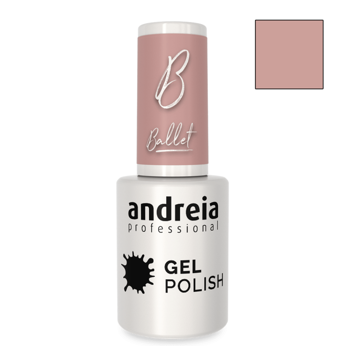 ПОДАРЪК Гел лак с интензивен блясък 10.5 мл Andreia Professional Nude Pink Gel Polish Ba1