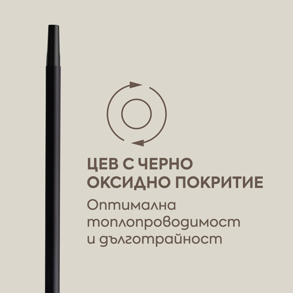 Цилиндрична маша за коса 10 мм
