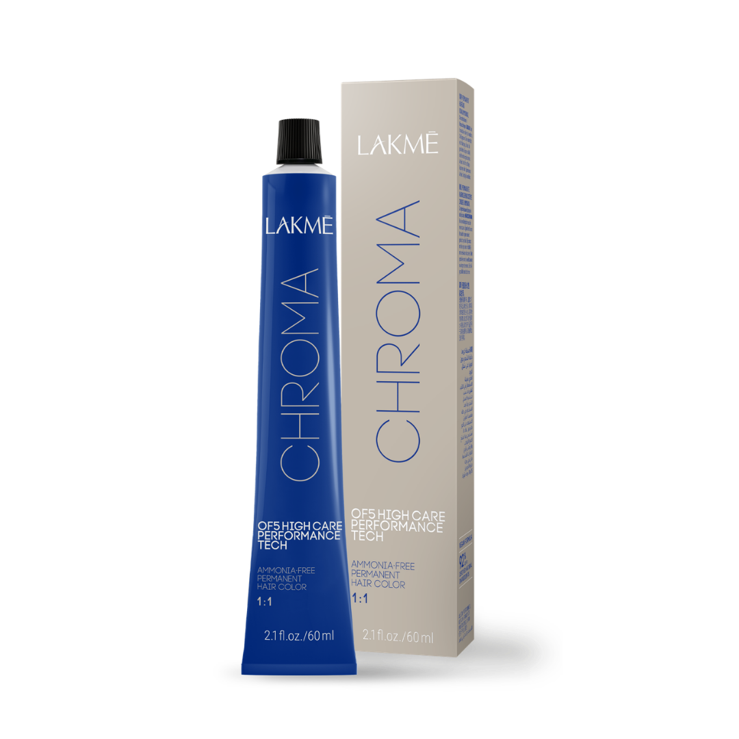 Трайна безамонячна боя за коса с подхранващ Organic Complex ™ 60 мл LAKME CHROMA