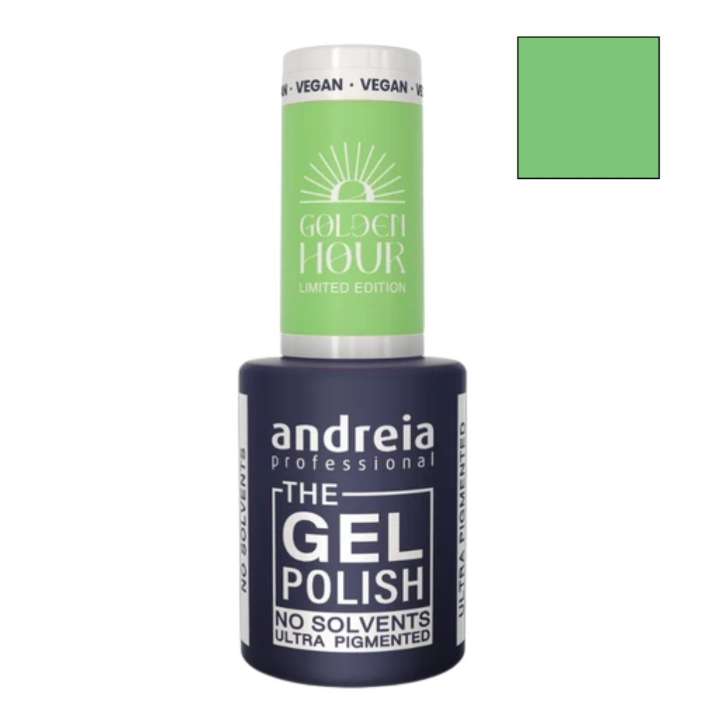 Ултра пигментен гел лак 10.5 мл Andreia Professional The Gel Polish Neon mint green GH6
