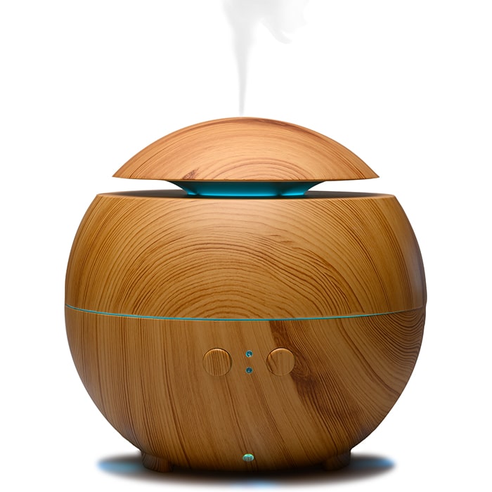 Ултразвуков дифузер за ароматерапия 600 мл MAKEDA Botanics Aroma diffuser ZEN /Light/