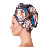 Кърпа за коса от сатен и памук