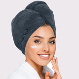 Микрофибърна кърпа за коса Gray