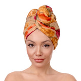 Кърпа за коса от полиестер и микрофибър