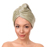 Кърпа за коса от лурекс и микрофибър