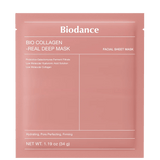 Хидратираща и стягаща хидрогел маска за лице с колаген 34 г - Biodance