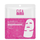 CICA 2x Collagen Подмладяваща и изглаждаща маска за лице и шия 35 мл