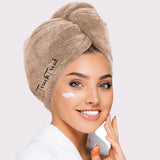 Памучна кърпа за коса Cappuccino