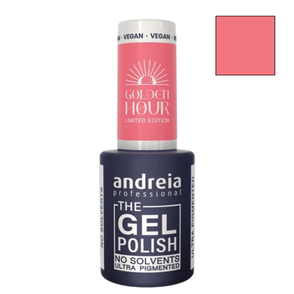 Ултра пигментен гел лак 10.5 мл Andreia Professional The Gel Polish Pink with subtle shimmers GH3