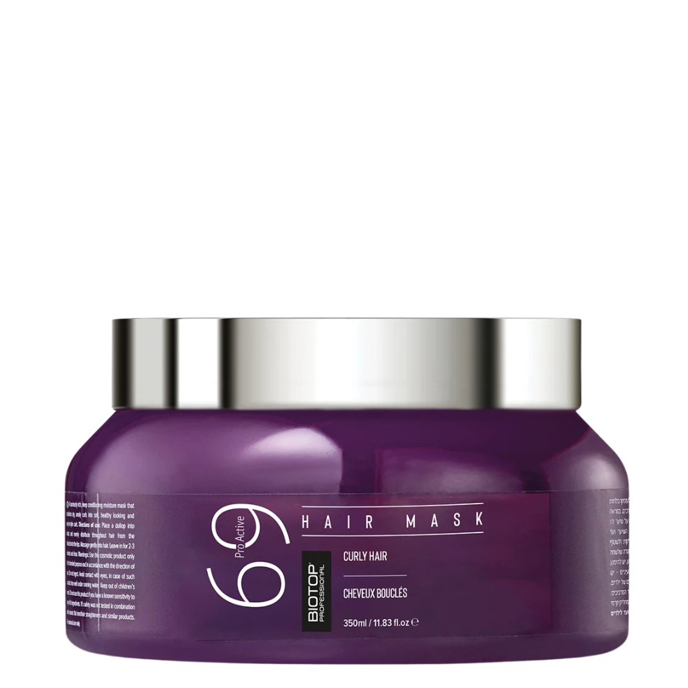 Интензивно хидратираща и дефинираща маска за къдрава коса 350 мл BIOTOP Professional 69 Pro Active Hair Mask