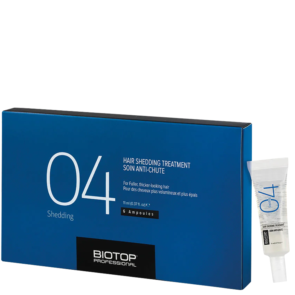 Уплътняваща терапия против косопад и изтъняване 6 x 11 мл BIOTOP Professional 04 Shedding Hair Shedding Treatment