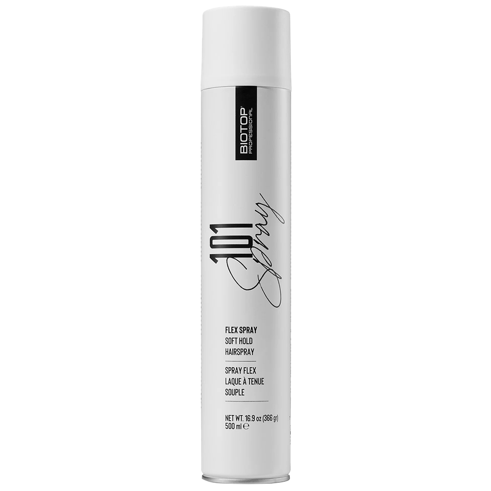 Лак за коса с лека гъвкава фиксация 500 мл BIOTOP Professional 101 Create Flex Spray Soft Hold Hairspray