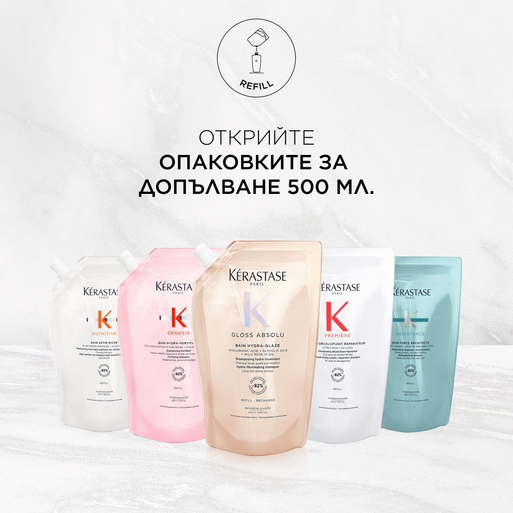 Пълнител за шампоан за фина коса склонна към косопад 500 мл