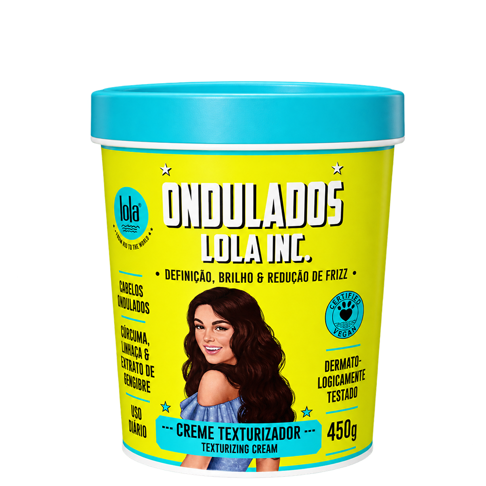 Оформящ крем за коса на вълни и чуплива коса 450 г LOLA From Rio Ondulados Texturizing Cream