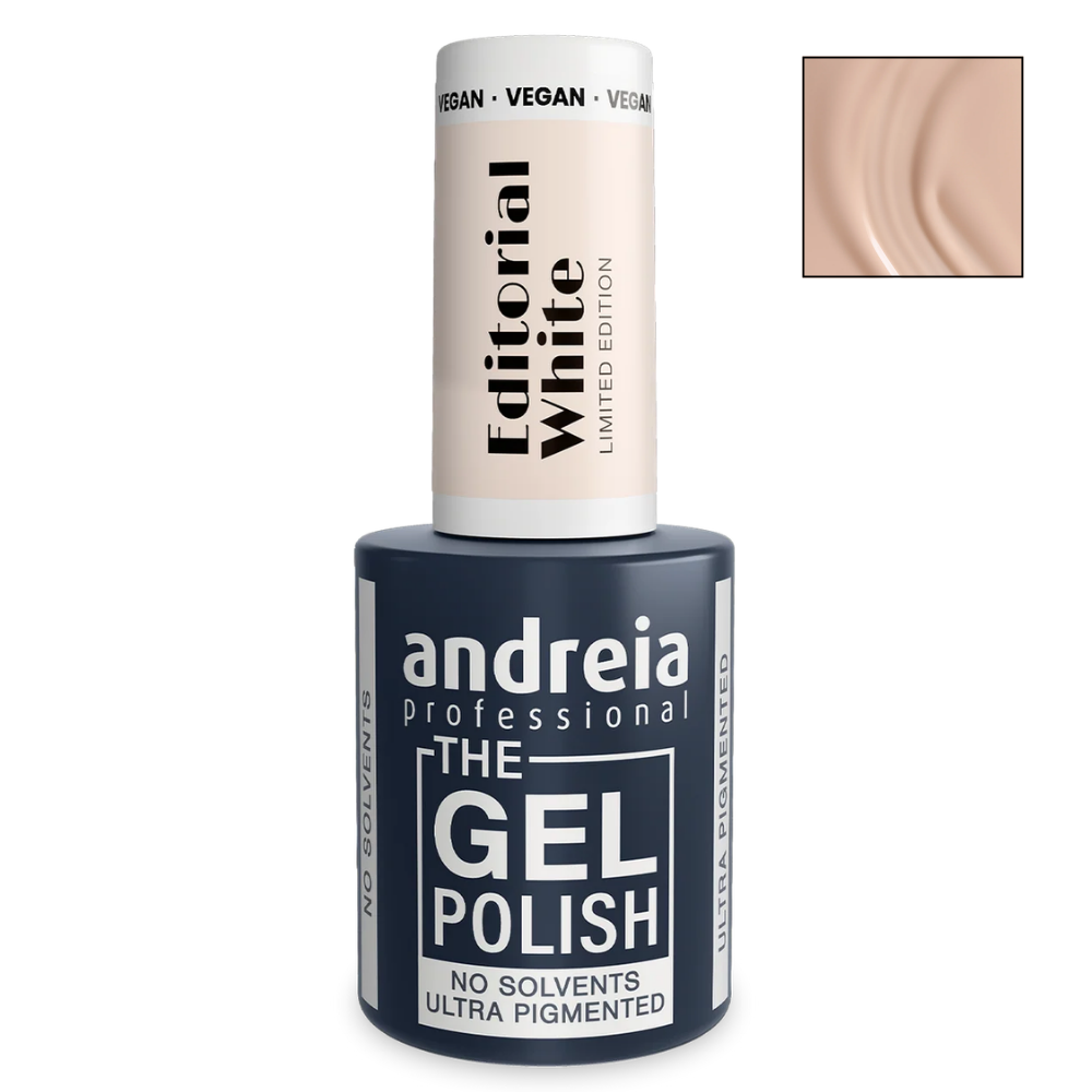 Ултра пигментен гел лак 10.5 мл Andreia Professional The Gel Polish Nude White EW4