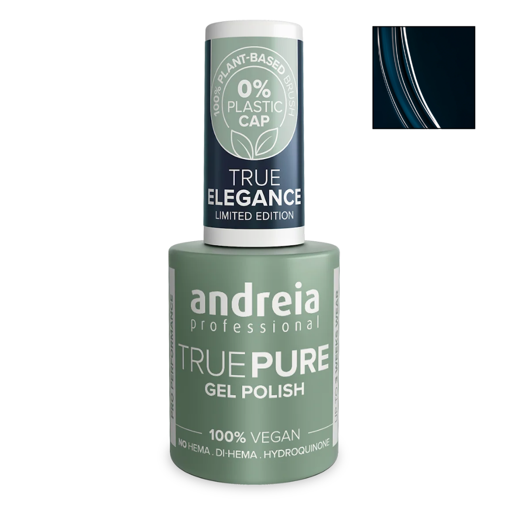 Полуперманентен гел лак за чувствителни нокти 10.5 мл Andreia Professional True Pure Night Blue TE1