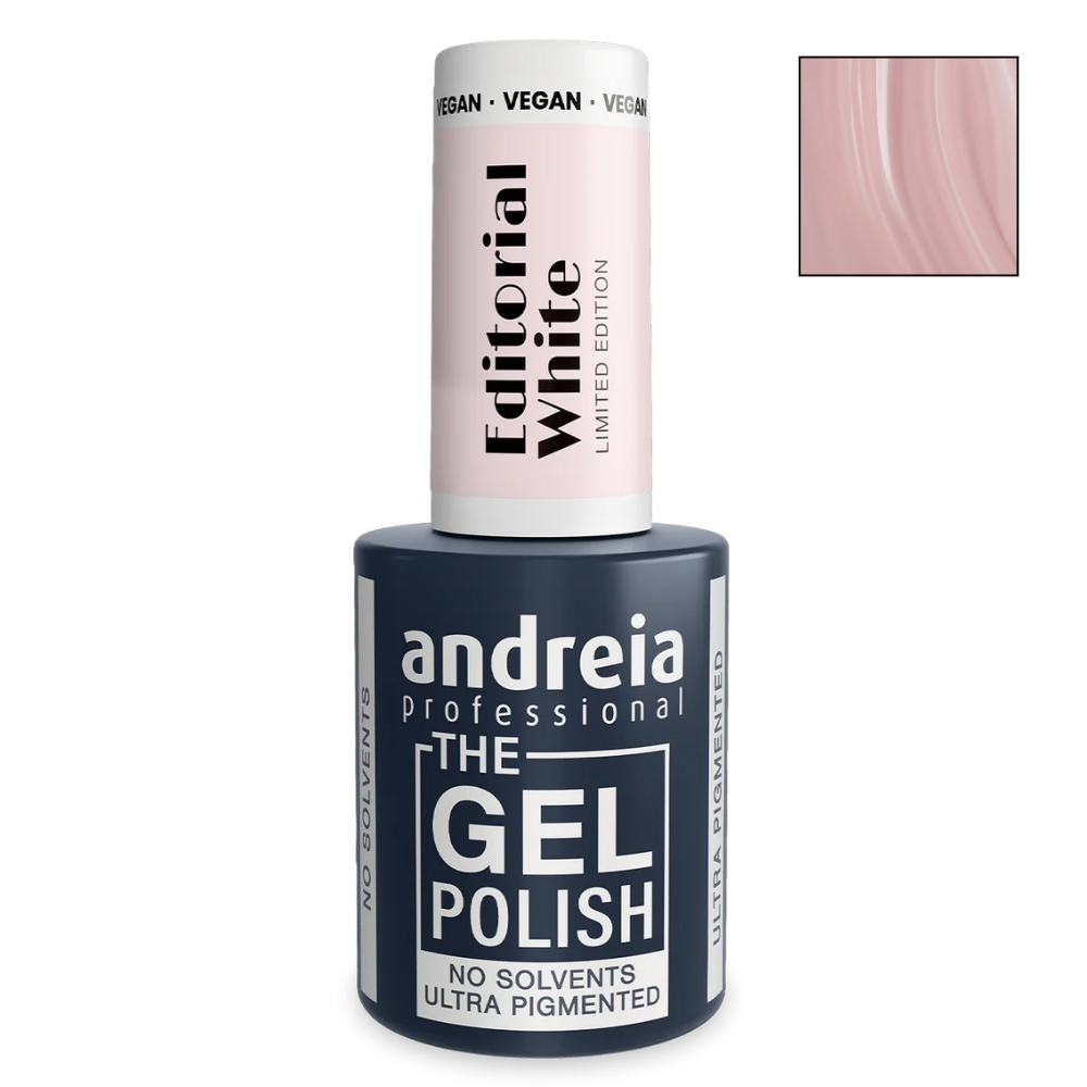 Ултра пигментен гел лак 10.5 мл Andreia Professional The Gel Polish Rosy White EW5