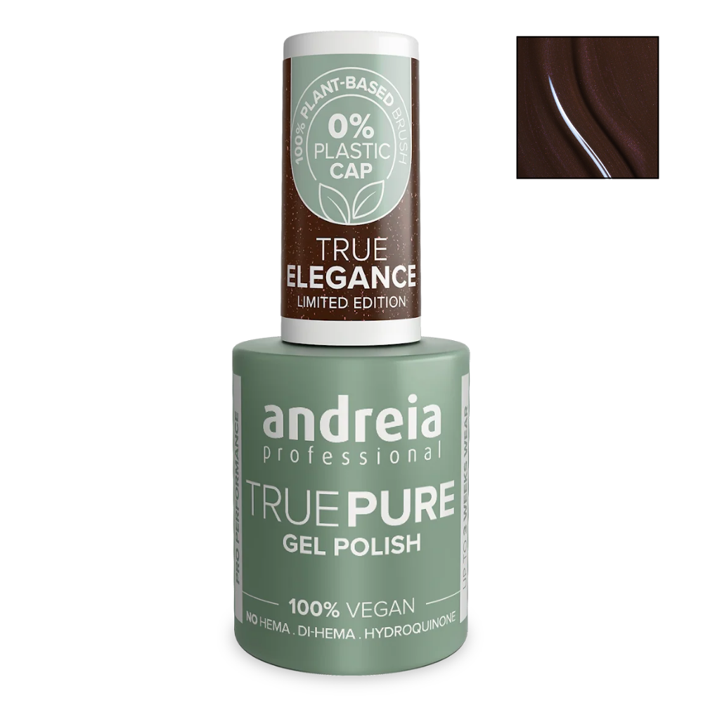 Полуперманентен гел лак за чувствителни нокти 10.5 мл Andreia Professional True Pure Chocolate Truffle TE3
