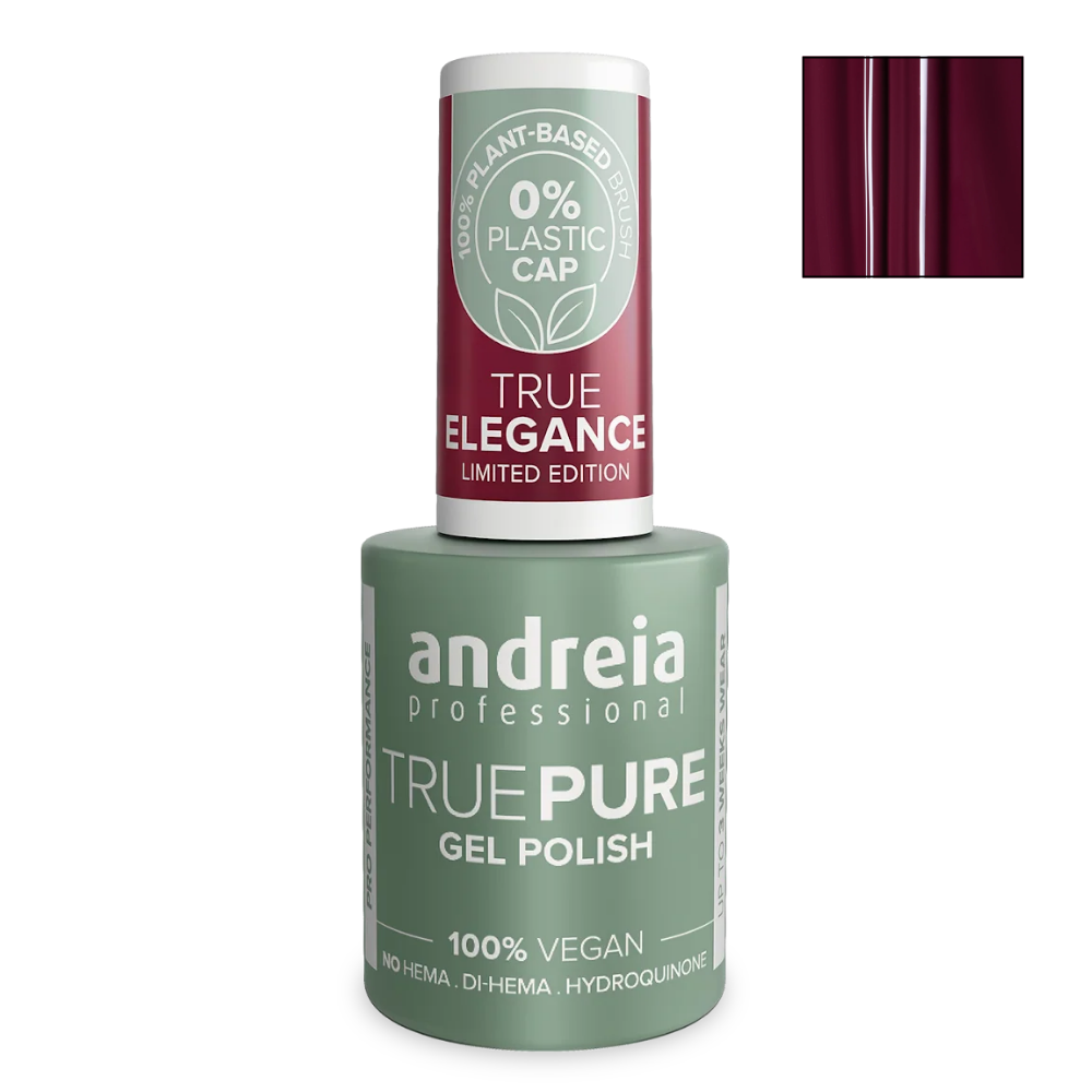 Полуперманентен гел лак за чувствителни нокти 10.5 мл Andreia Professional True Pure Intense Plum TE6