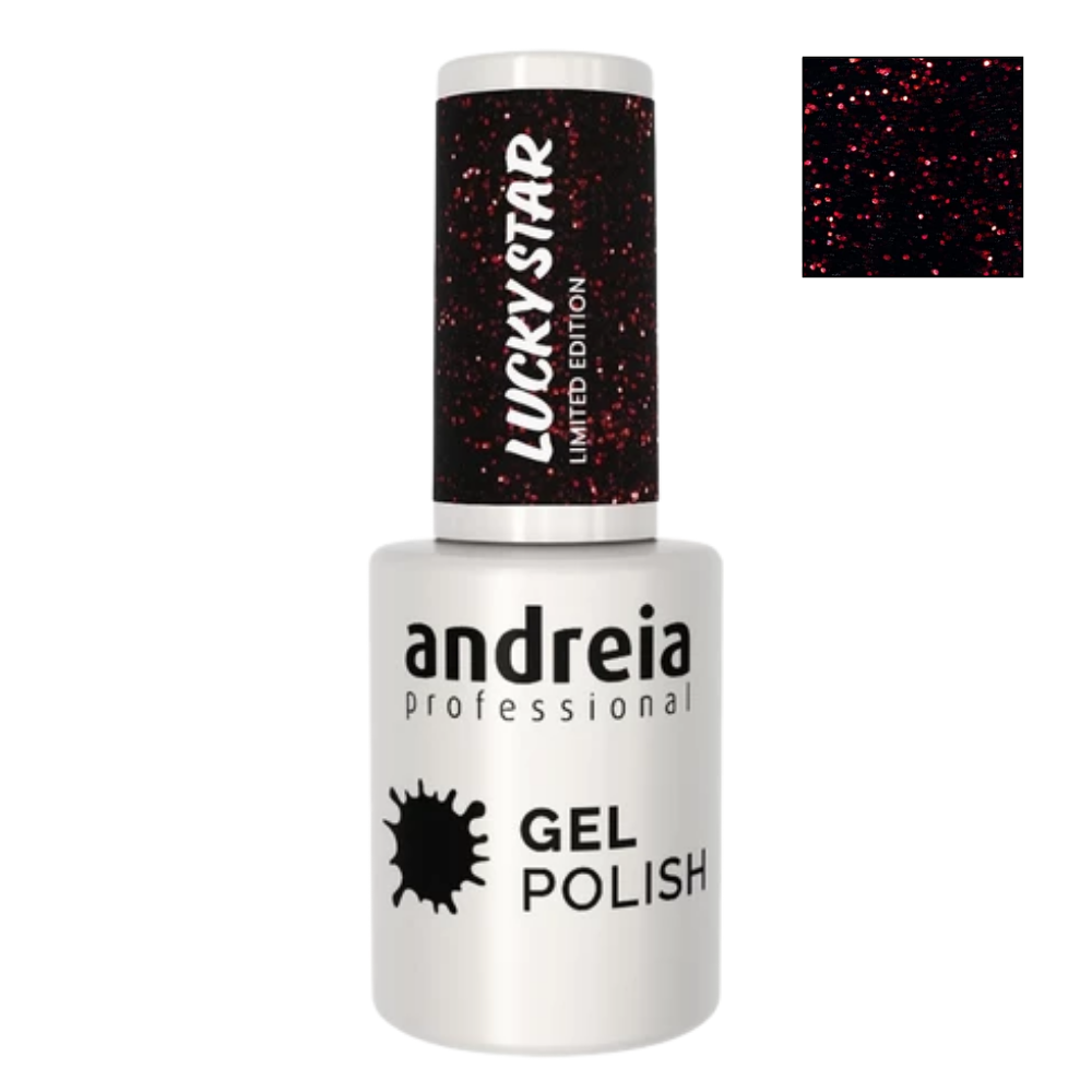 Гел лак с интензивен блясък 10.5 мл Andreia Professional Gel Polish Black Galaxy LS6