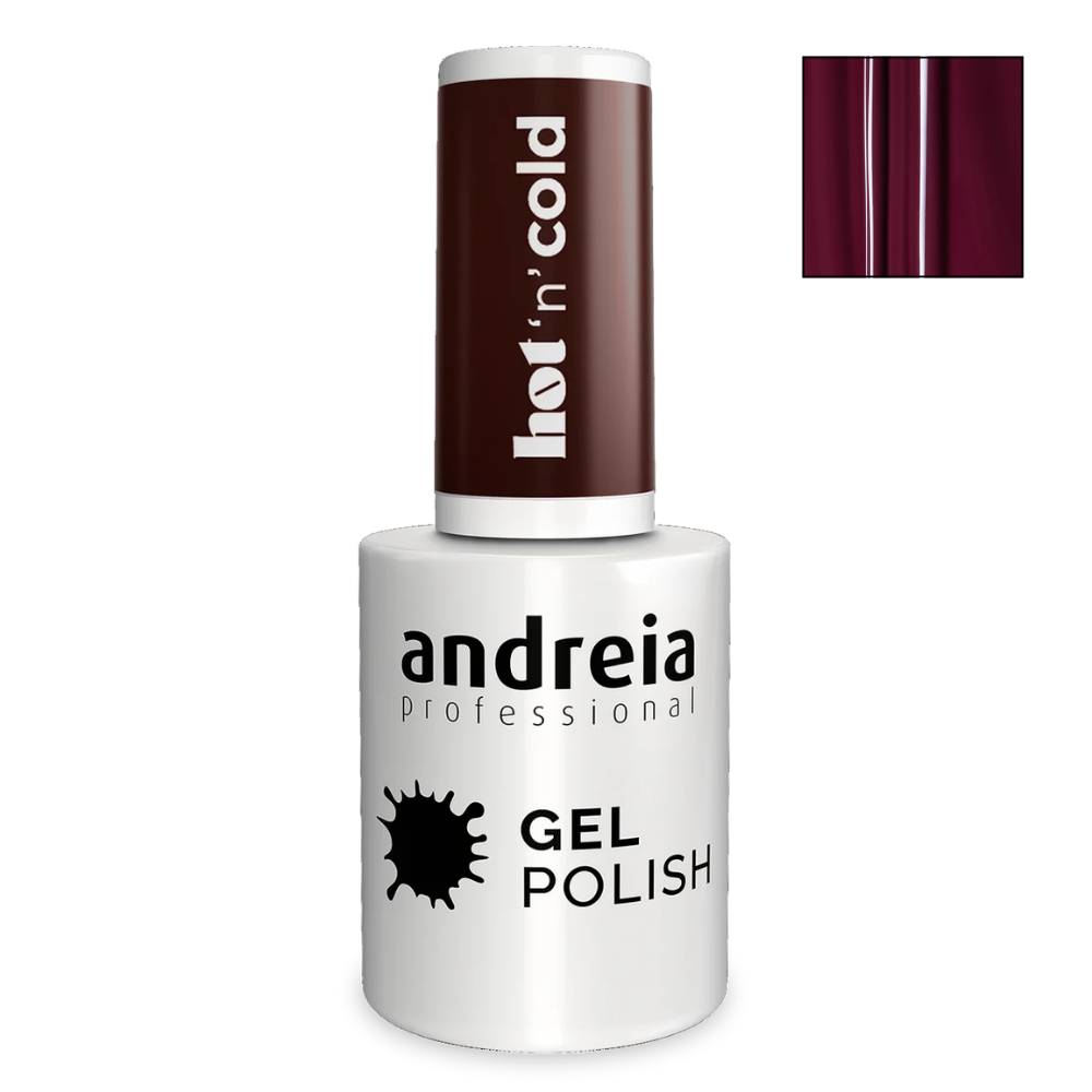 Гел лак с интензивен блясък 10.5 мл Andreia Professional Gel Polish Deep Bordeaux HC1