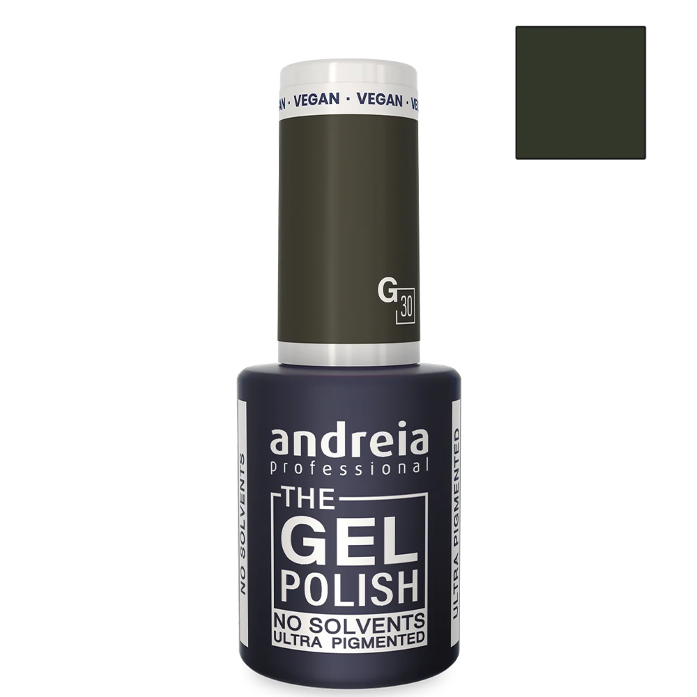 Ултра пигментен гел лак 10.5 мл Andreia Professional Army Green The Gel Polish G30
