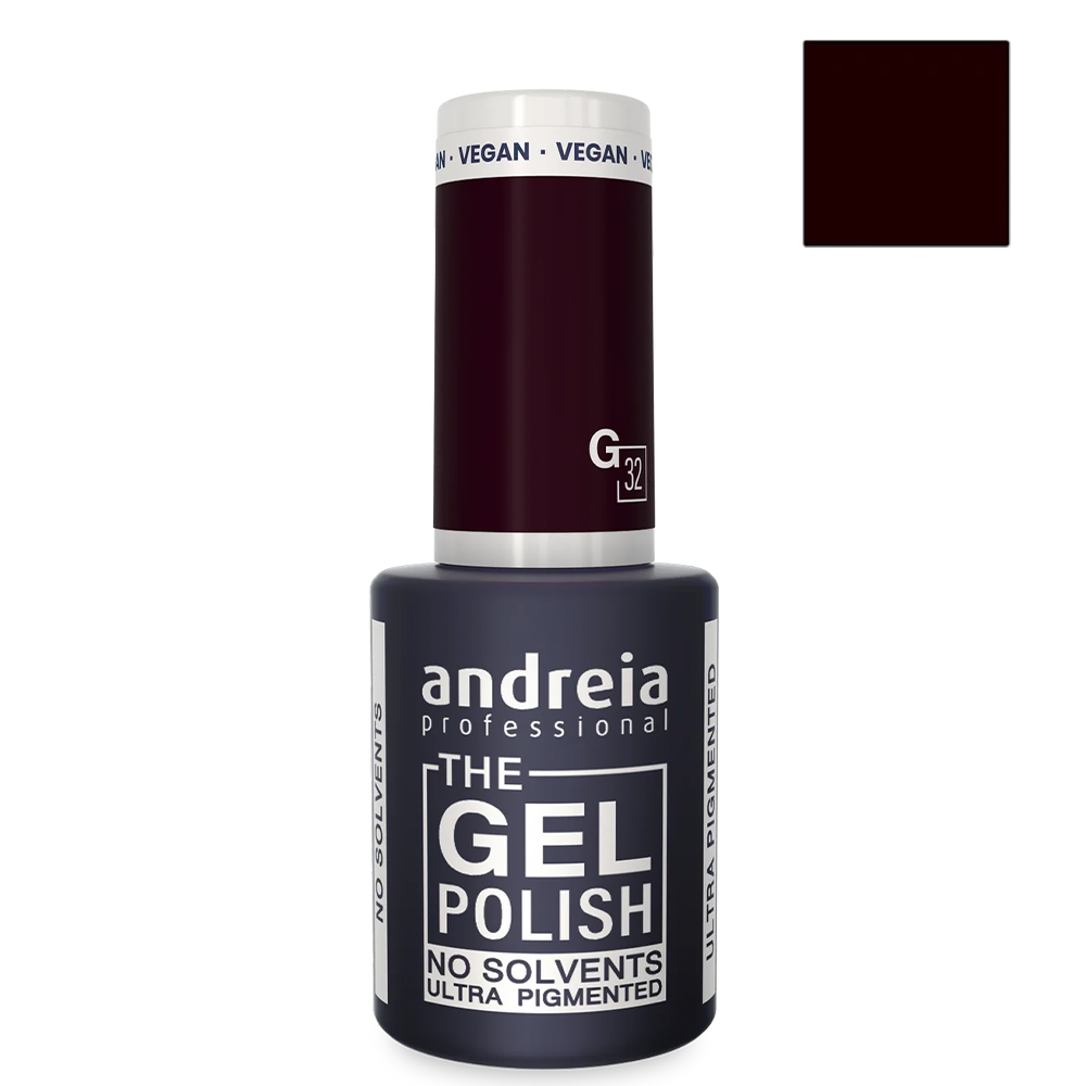 ПОДАРЪК Ултра пигментен гел лак 10.5 мл Andreia Professional Dark Brown The Gel Polish G32