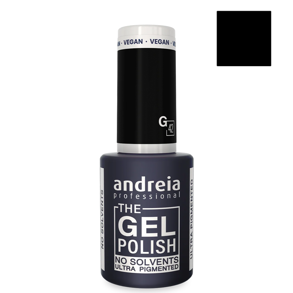 ПОДАРЪК Ултра пигментен гел лак 10.5 мл Andreia Professional Black The Gel Polish G42