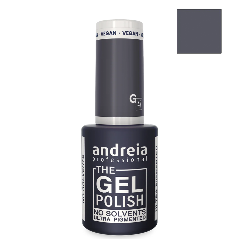 Ултра пигментен гел лак 10.5 мл Andreia Professional Grey with a slightly purple The Gel Polish G47