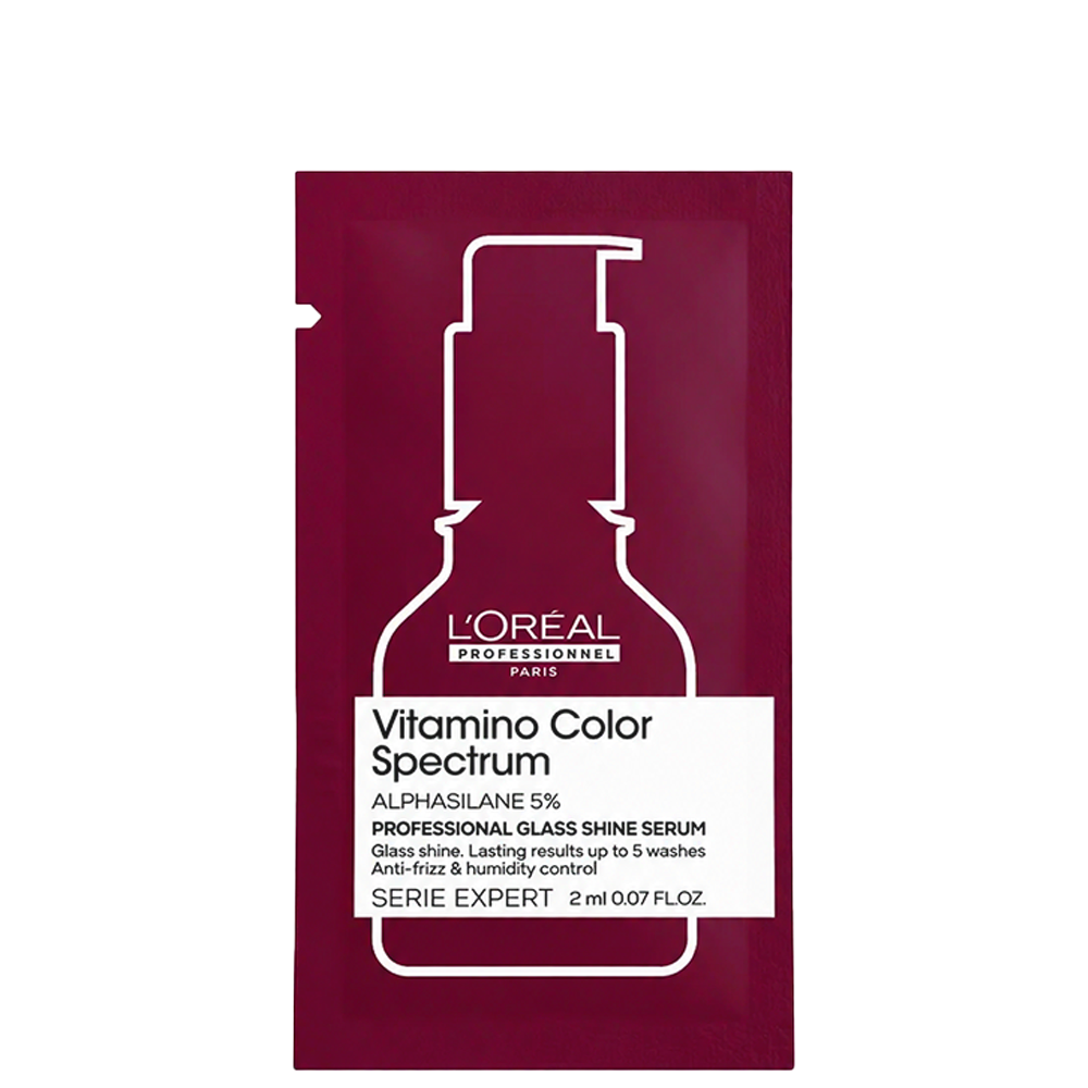 Тестер Серум за блясък за боядисана коса 2 мл L'Oréal Professionnel Vitamino Color Spectrum Glass Shine Serum