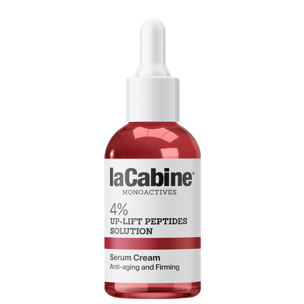 Серум-крем за лице против стареене с 4% пептиди 30 мл laCabine Monoactives 4% Up-Lift Peptides Solution 2-in-1 Serum Cream