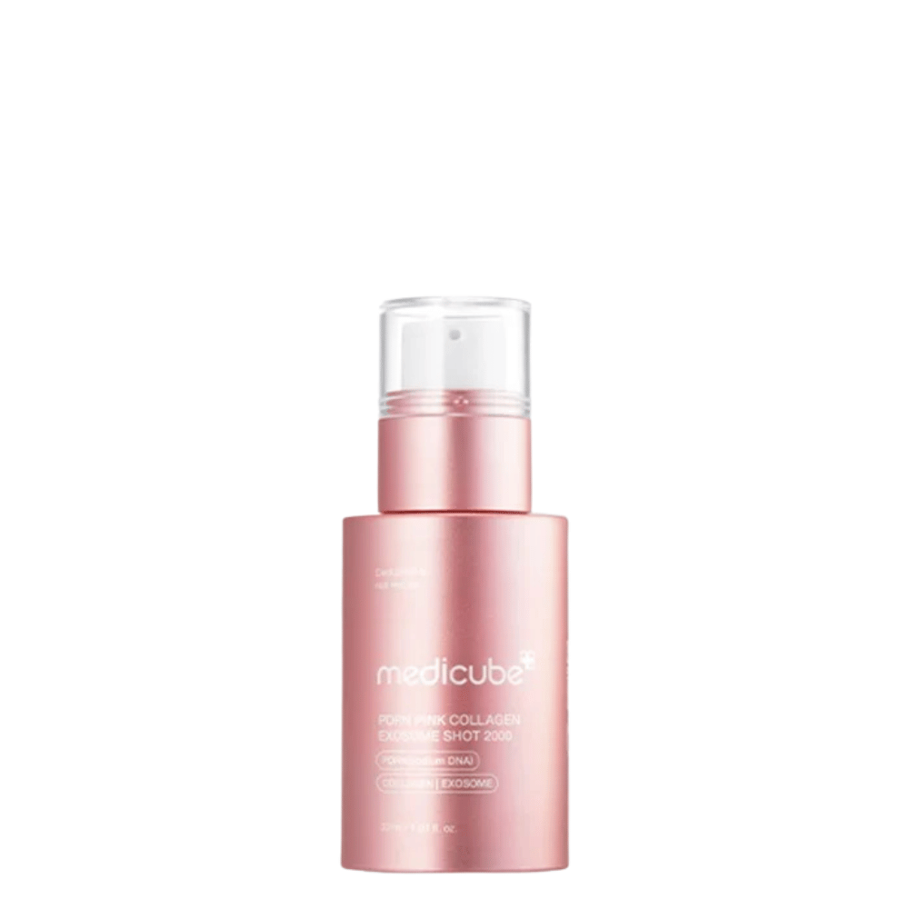 Екзозомен серум за лице с PDRN, колаген и 3 вида пептиди 30 мл Medicube PDRN Pink Exosome Shot Serum 2000