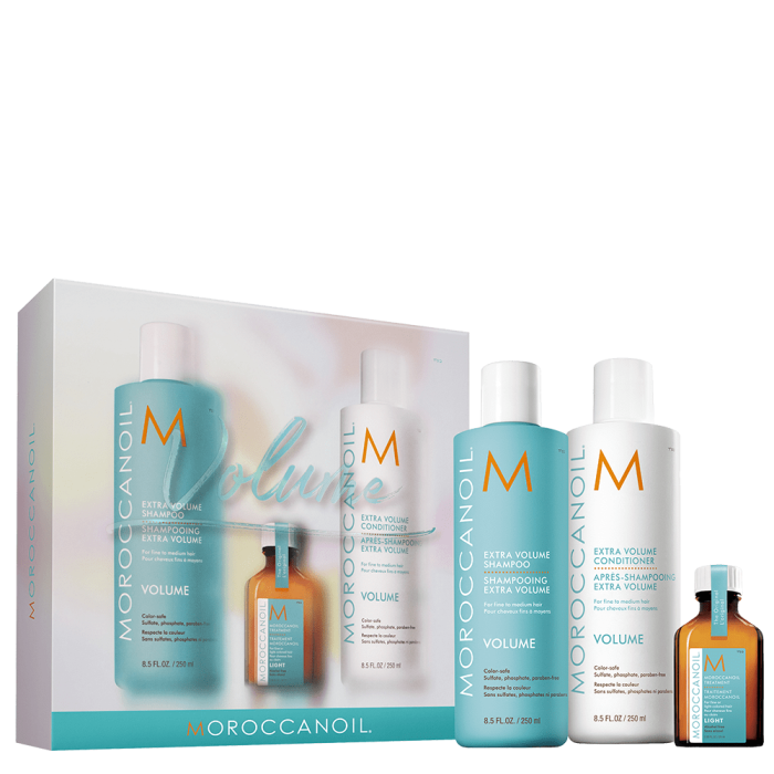 Комплект за обем за фина до средно плътна коса Moroccanoil Volume Spring Box