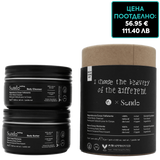 Комплект натурален почистващ балсам и подхранващо масло за тяло