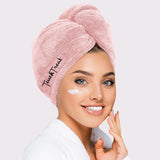 Микрофибърна кърпа за коса Light Pink