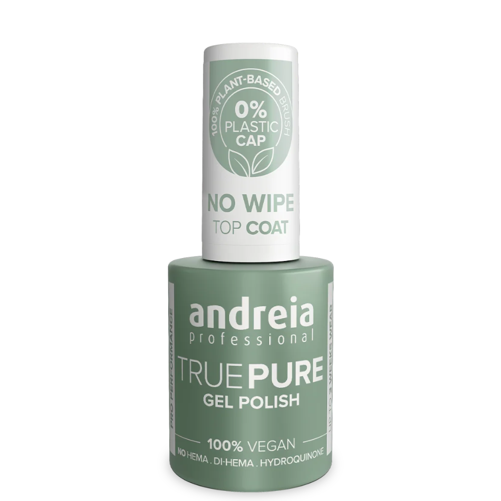Топ лак за чувствителни нокти без лепкав слой Andreia Professional True Pure No Wipe Top Coat