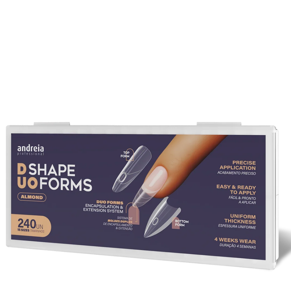 Дуо система от две части за изграждане на нокти Andreia Professional DUO Shape Forms Almond