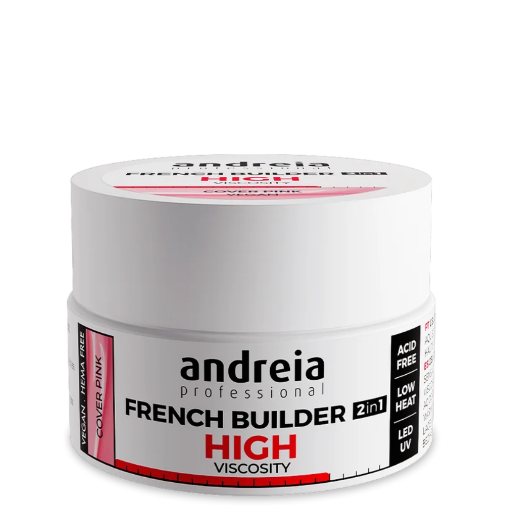 Изграждащ гел с висок вискозитет 22 г Andreia Professional French Builder High Viscosity Cover Pink