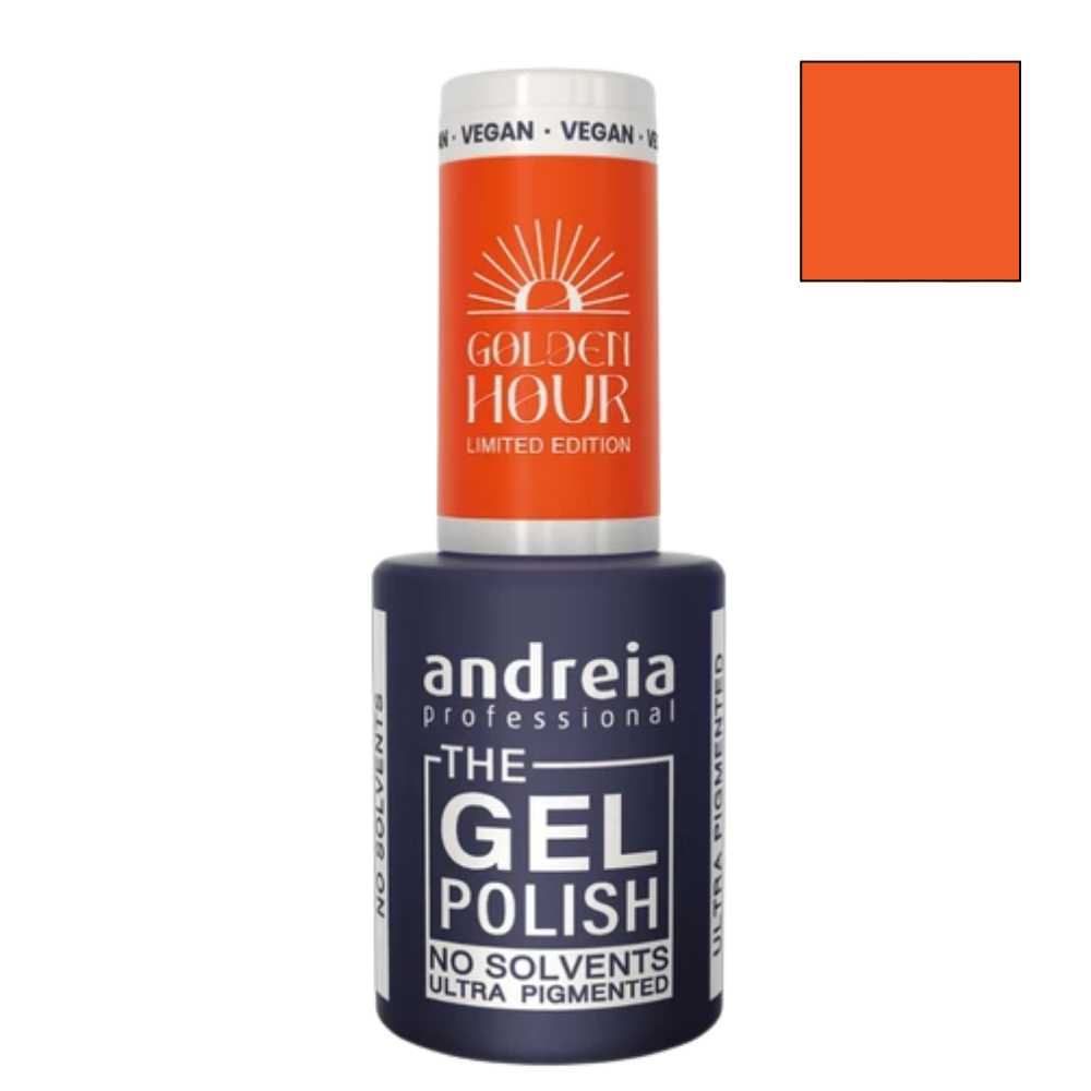 Ултра пигментен гел лак 10.5 мл Andreia Professional The Gel Polish Vibrant orange GH1