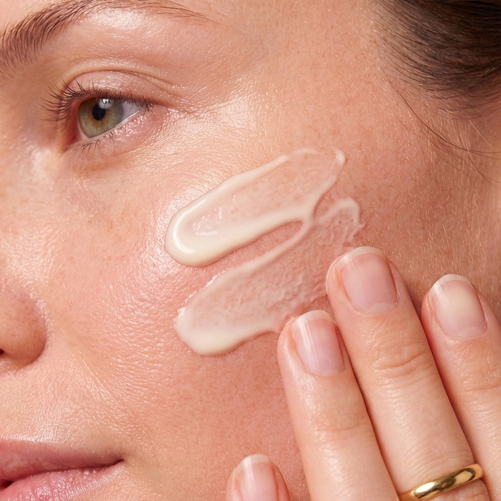 Крем-флуид за лице слънцезащита SPF50 с ботокс и лифтинг ефект със 7 вида пептида и хиалуронова киселина 30 мл
