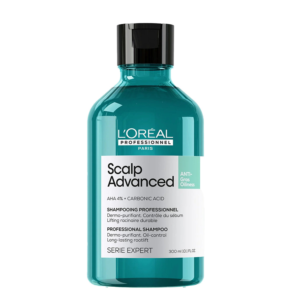 Шампоан против омазняване 300 мл L'Oréal Professionnel Scalp Advanced Anti-oiliness shampoo